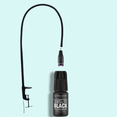 White Light LED Lamp with Adjustable Focus + My Favorite UV/LED Eyelash Glue 3ml.