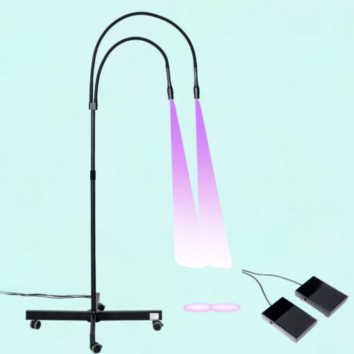 Double Head UV/LED Lamp with Adjustable Focus