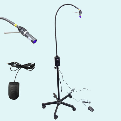 Triple Lens UV/LED Lamp with Rotatable Head and Adjustable Focus