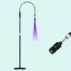 UV/LED Eyelash Lamp with Adjustable Brightness and Focus