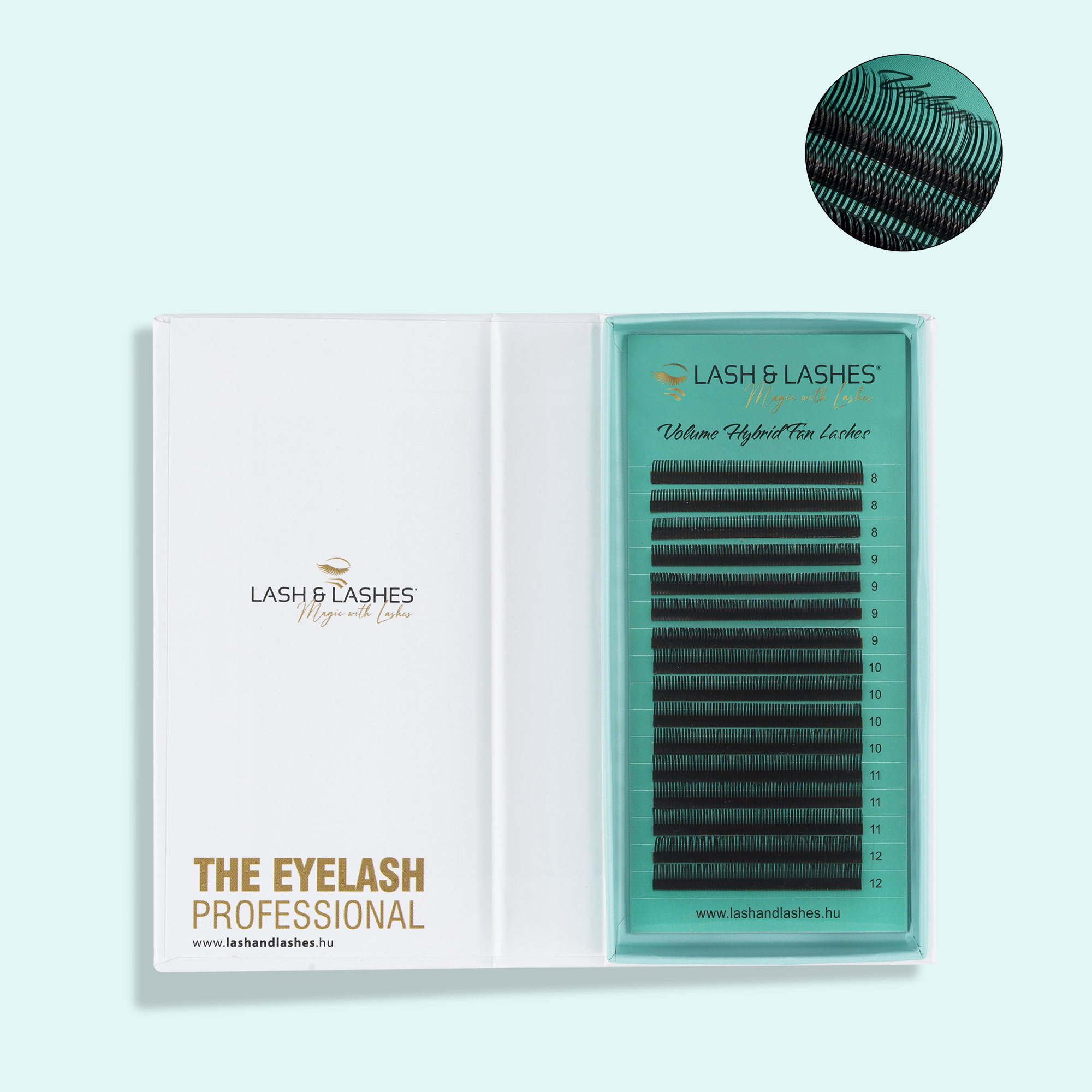Volume Hybrid Fan Eyelashes 5D Mix 7-12mm