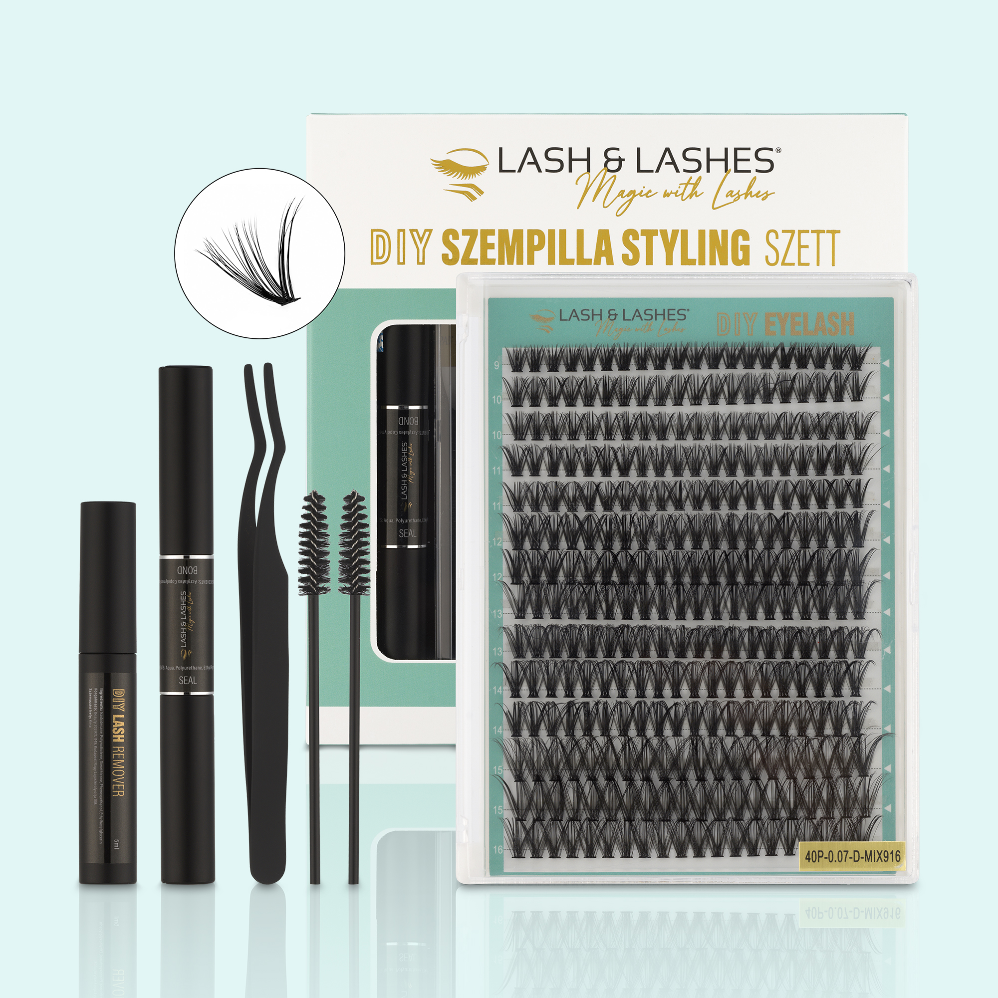 NEW DIY-P40 Lash Styling Kit – full volume effect